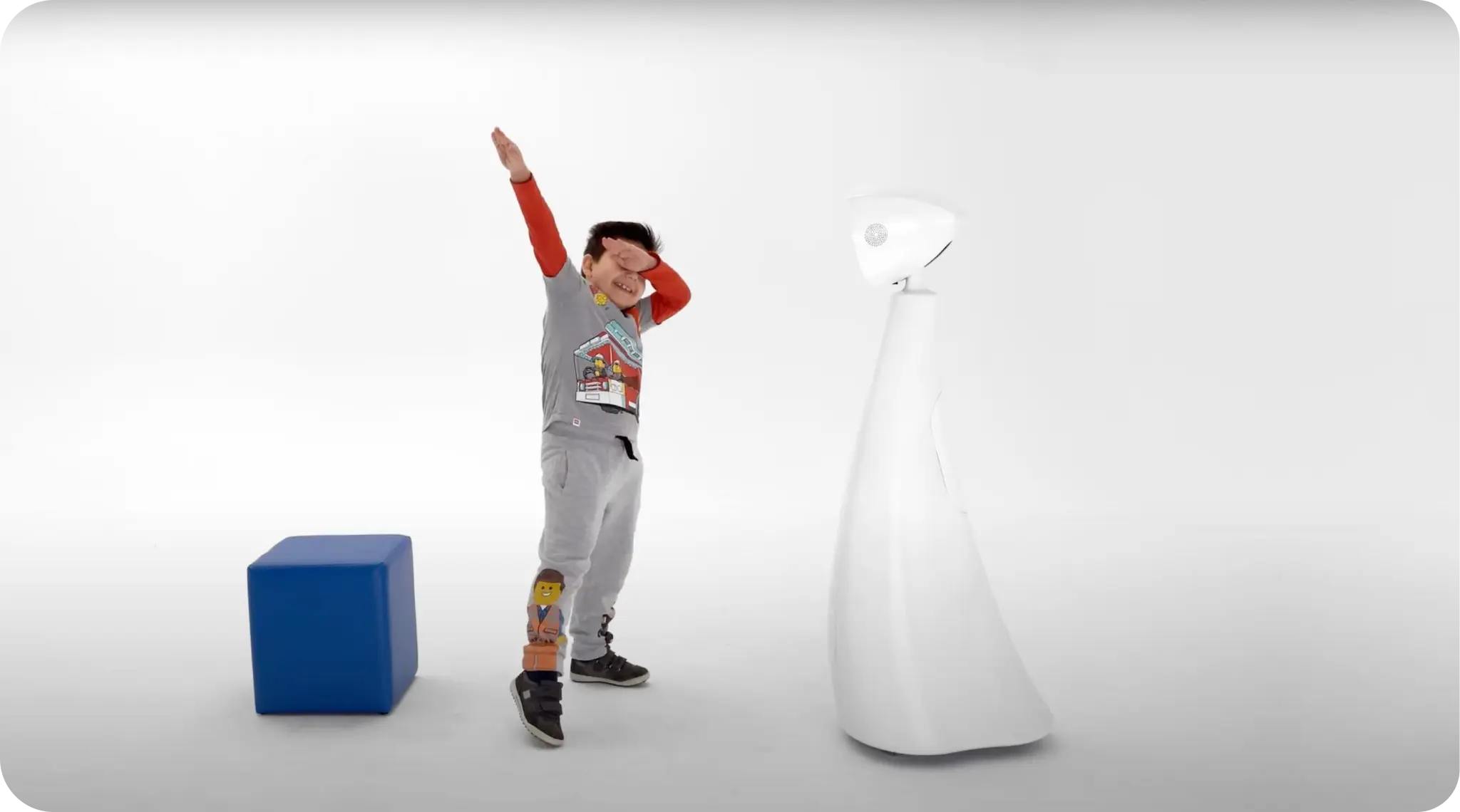 Robin the Robot with a Child