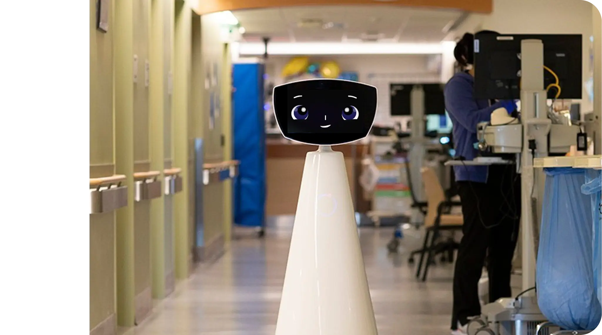 Robin the Robot with a Child